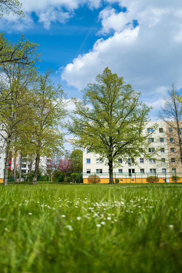 Zentrumsnahe Leipzig-Apartments, Nahe Ufz Und Bmw Inkl Parkplatz Und Fahrraeder Eksteriør bilde